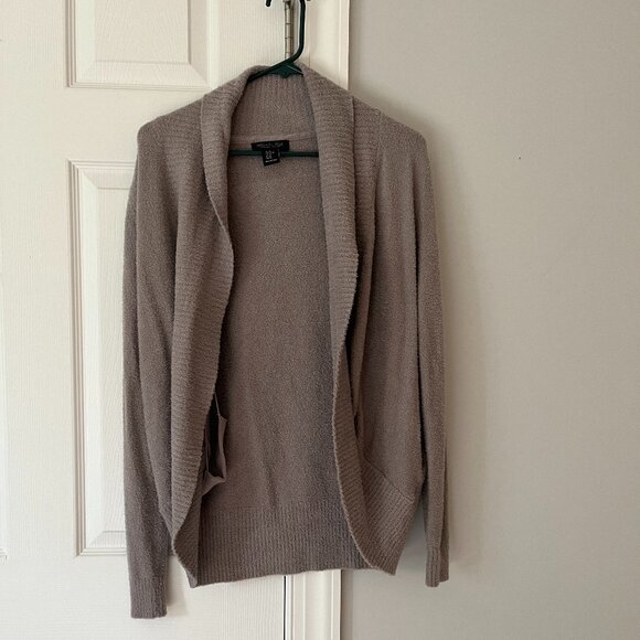Rachel Zoe *Greyish Lavender* Oversized Cardigan | POCKETS |Very Cozy| EUC | XS - Picture 2 of 14